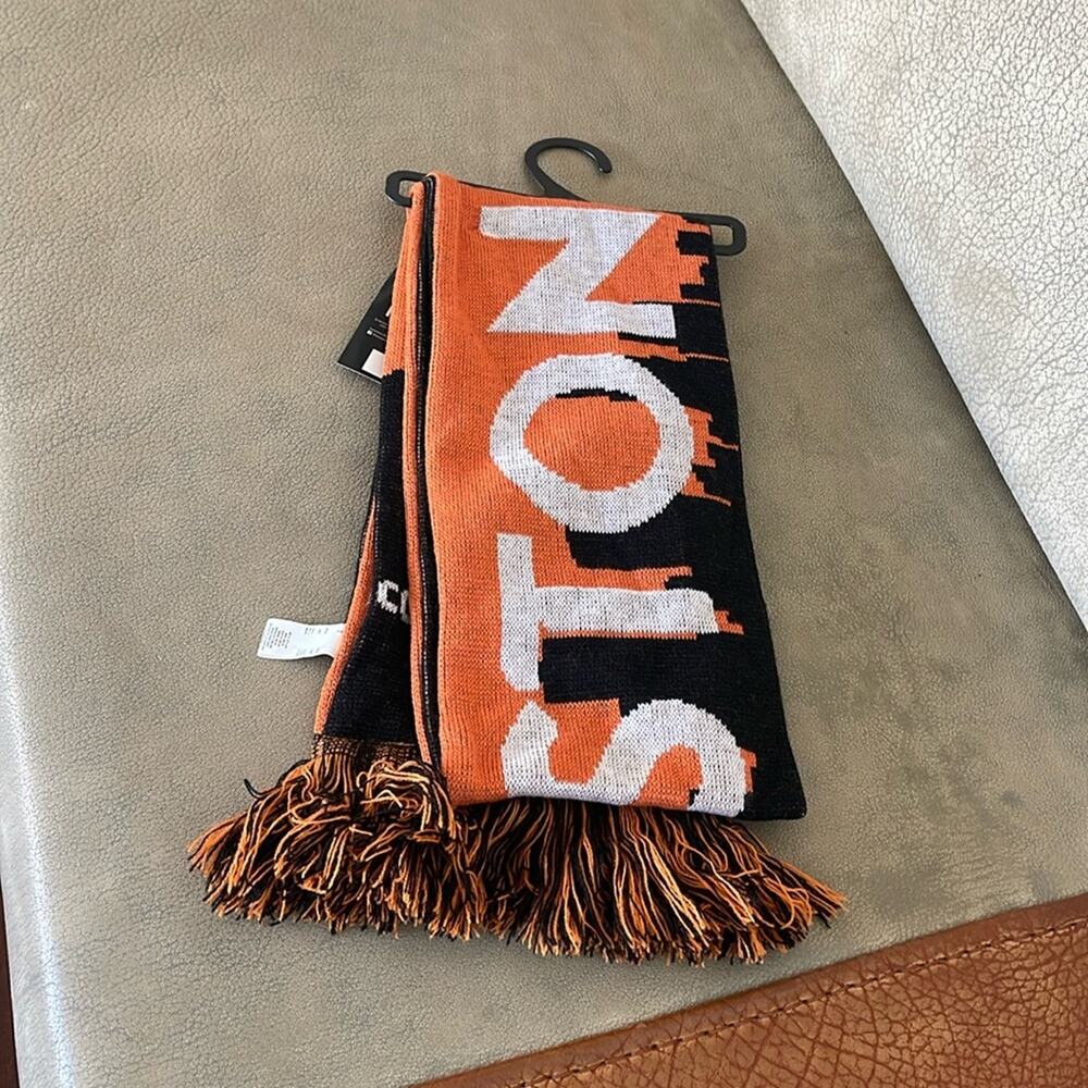 Houston Copa America Centenario Scarf USA 2016  Soccer Collectibles Orange Black - Picture 6 of 6